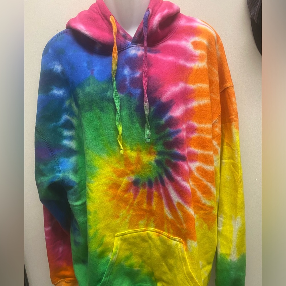 Colorful Tie-Dye Hoodie
